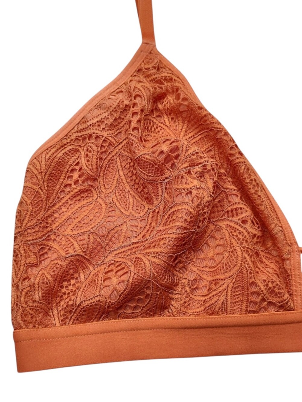 Lively Women's Palm Lace Busty Bralette in Terracotta Size 3 - Picture 6 of 12